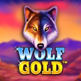 Wolf Gold online game logo by Pragmatic Play on lonkerocasinos.com